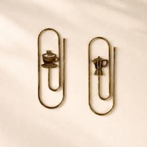 Coffret de deux marque-pages thé et café